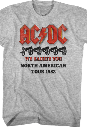 North American Tour 1982 ACDC Shirt