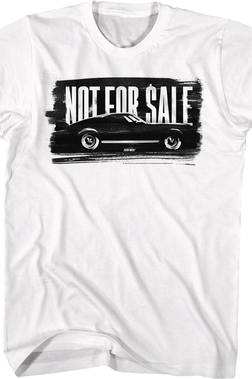 Not For Sale John Wick T-Shirt