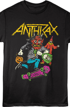 Not Man Stealing Candy Anthrax T-Shirt