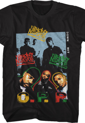 O.P.P. Collage Naughty By Nature T-Shirt