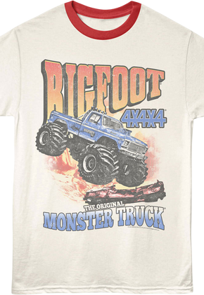 OG Monster Truck Bigfoot Ringer Shirt