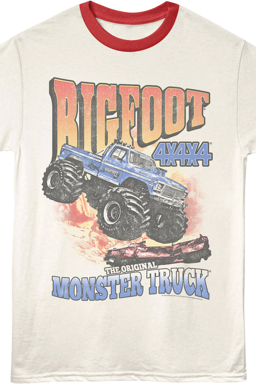 OG Monster Truck Bigfoot Ringer Shirt