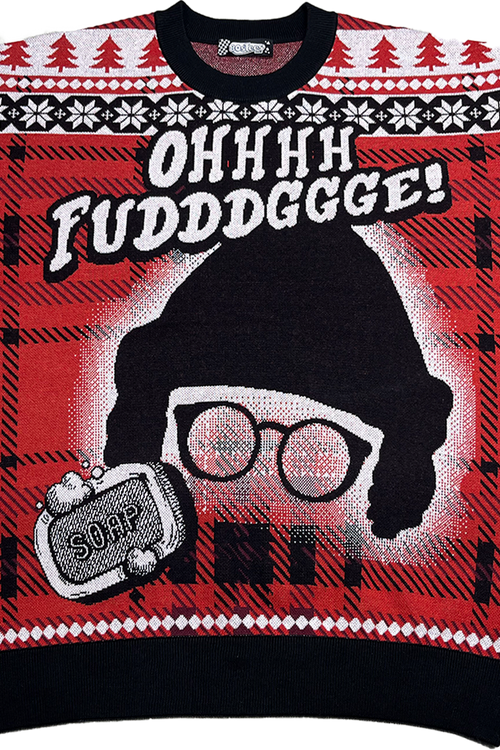 Oh Fudge Christmas Story Knitted Sweater