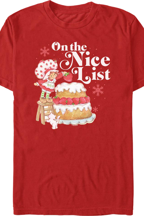 On The Nice List Strawberry Shortcake T-Shirt
