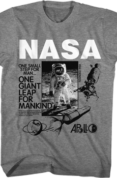 One Giant Leap For Mankind NASA T-Shirt