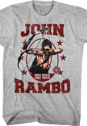 One Man One War Rambo T-Shirt