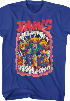 Open Mouth Illustration Jaws T-Shirt