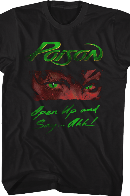 Open Up And Say Ahh Track List Poison T-Shirt