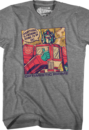 Optimistic Prime Transformers T-Shirt