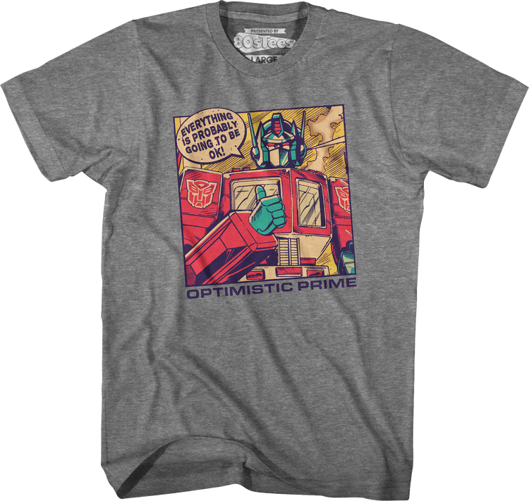 Optimistic Prime Transformers T-Shirt