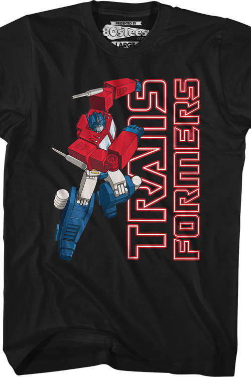 Optimus Prime Attack Pose Transformers T-Shirt