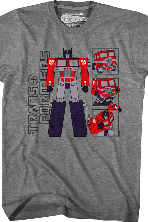 Optimus Prime True Leader Transformers T-Shirt