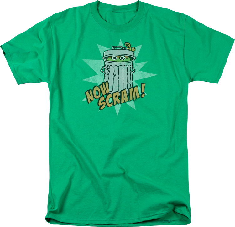 Oscar The Grouch Now Scram Sesame Street T-Shirt