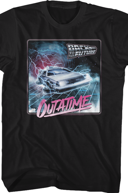 OUTATIME Lightning Storm Back To The Future T-Shirt