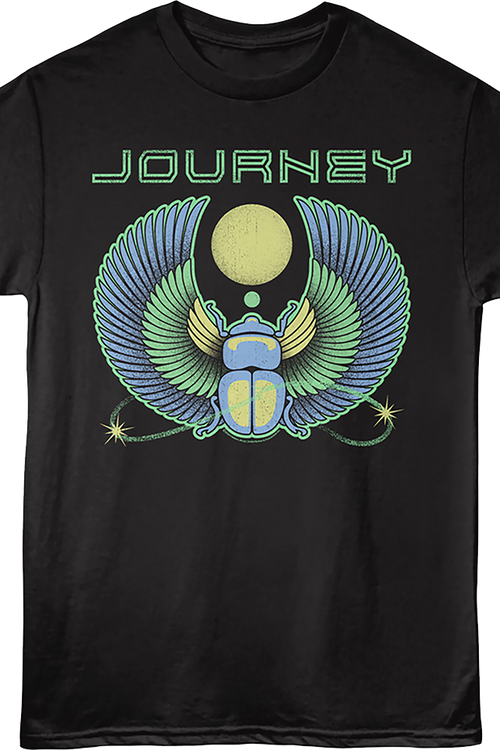 Outline Scarab Beetle Journey T-Shirt