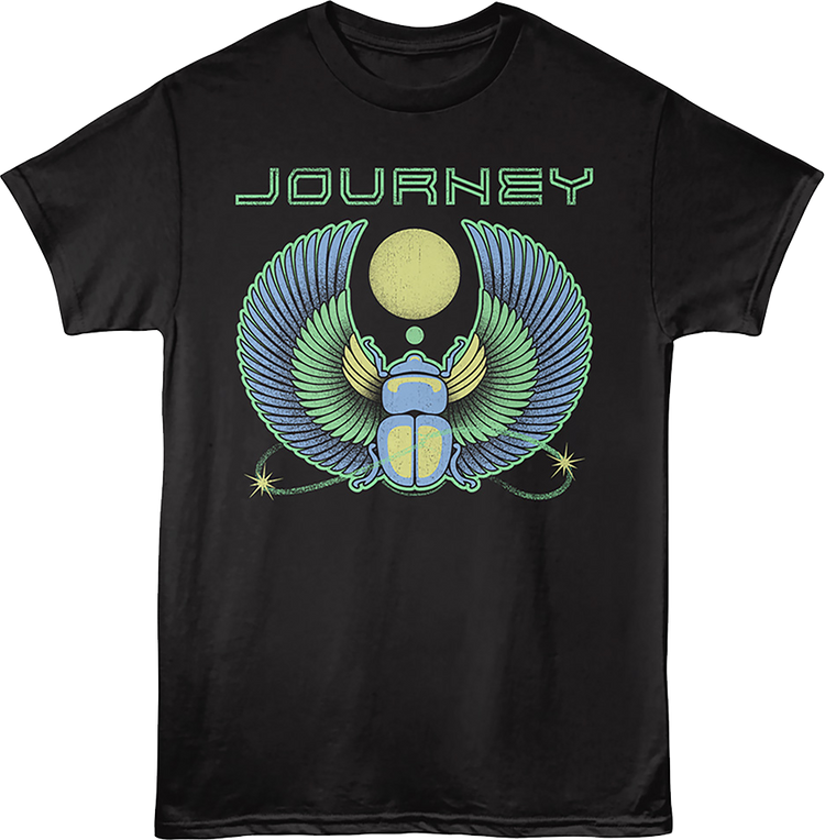 Outline Scarab Beetle Journey T-Shirt