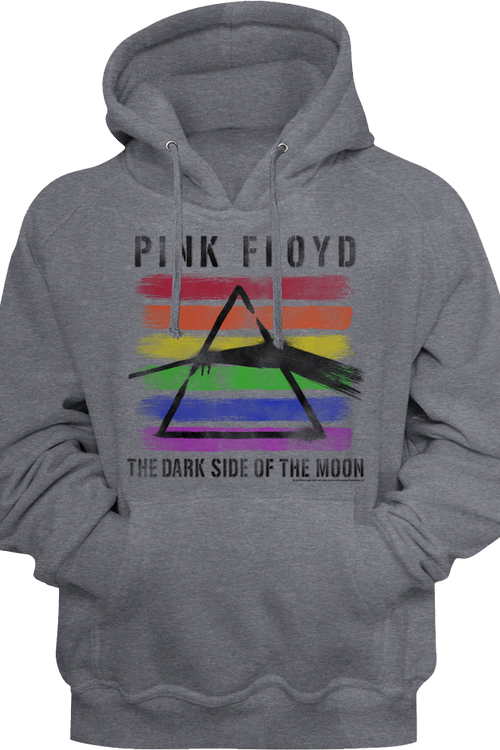 Painted Dark Side of the Moon Pink Floyd Hoodie