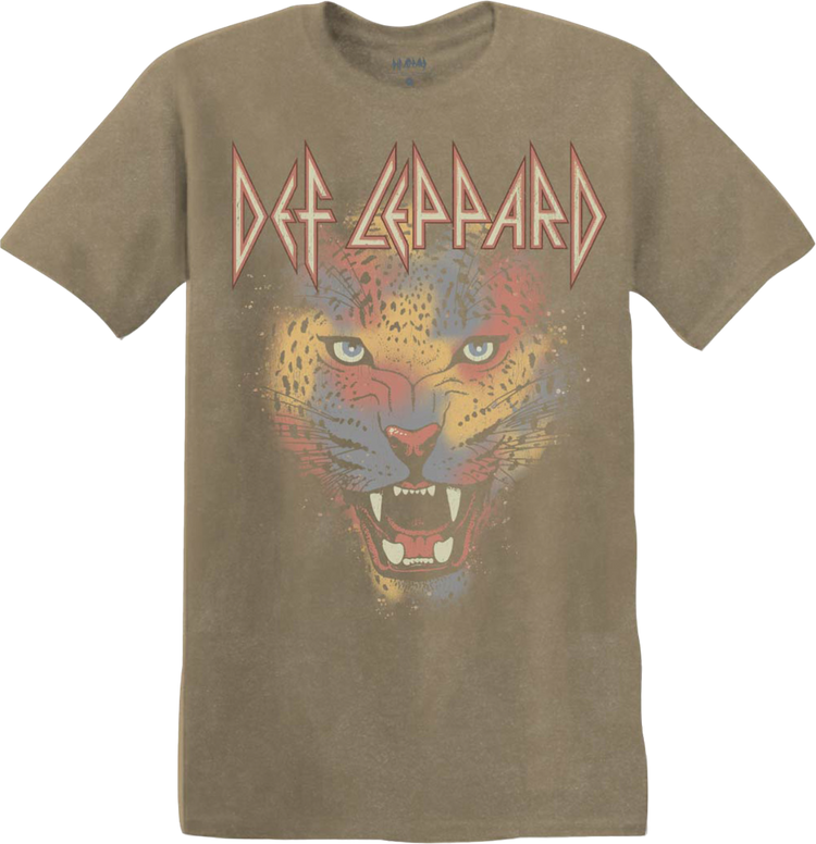 Painted Leopard Def Leppard T-Shirt