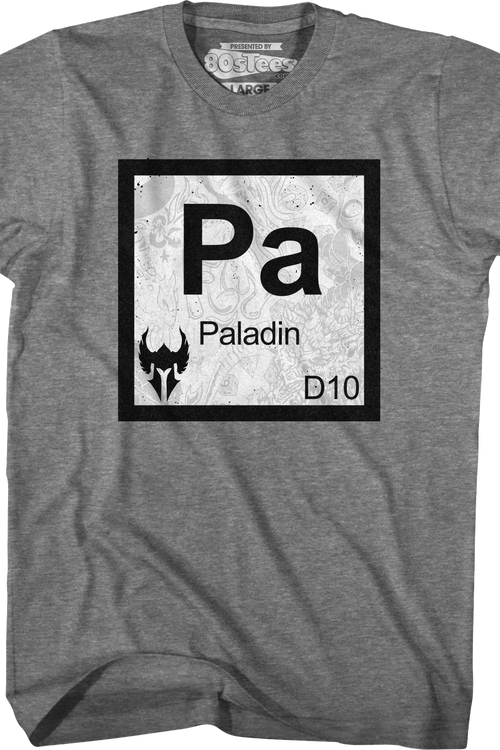 Paladin Element Symbol Dungeons & Dragons T-Shirt