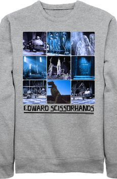Panels Collage Edward Scissorhands Sweatshirt
