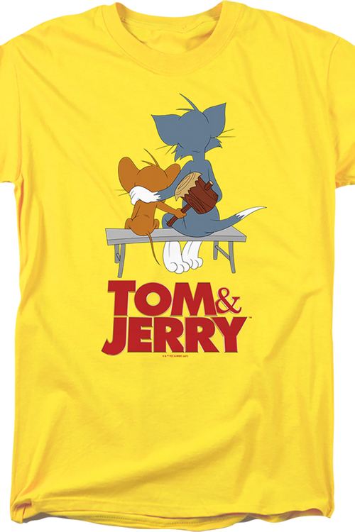 Park Bench Mallet Tom And Jerry T-Shirt