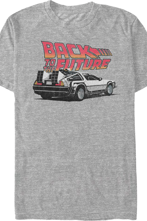 Parked Delorean Back To The Future T-Shirt