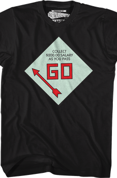 Pass Go Monopoly T-Shirt