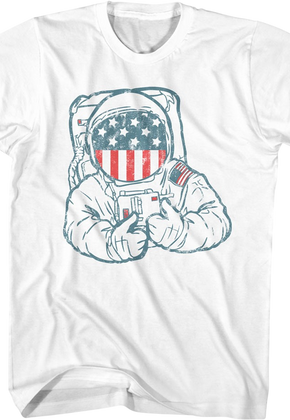 Patriotic Astronaut T-Shirt