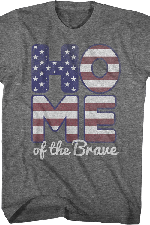 Patriotic Home of the Brave T-Shirt