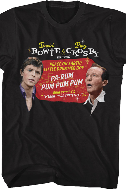 Peace On Earth/Little Drummer Boy David Bowie & Bing Crosby T-Shirt