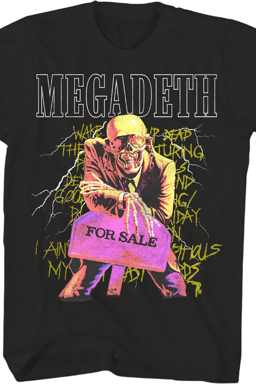 Peace Sells... But Who's Buying Track List Megadeth T-Shirt