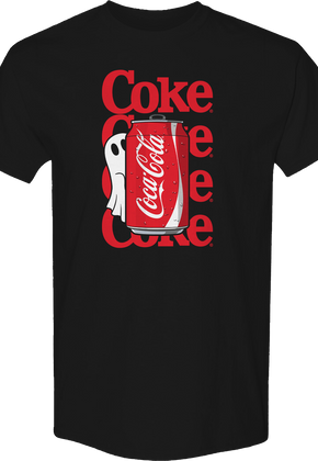 Peek-A-Boo Ghost Coca-Cola T-Shirt