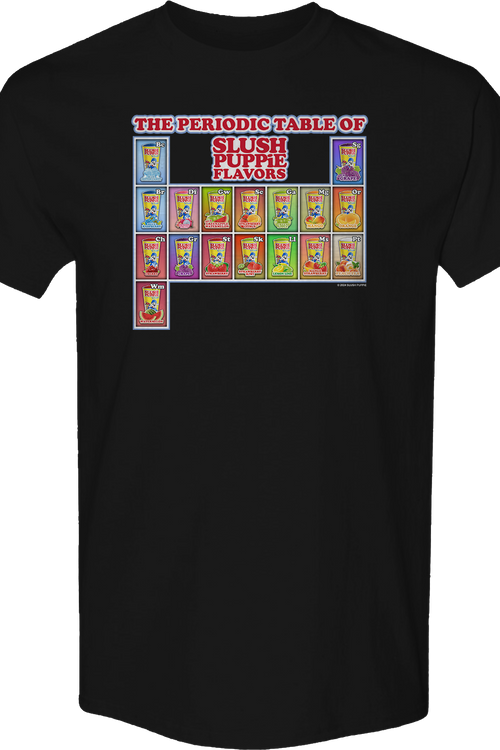 Periodic Table Slush Puppie T-Shirt