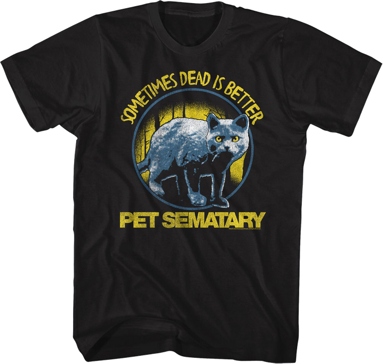 Sometime Dead Is Better Church Photo Pet Sematary T-Shirt