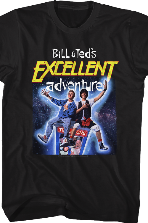 Phone Booth Bill and Ted's Excellent Adventure T-Shirt