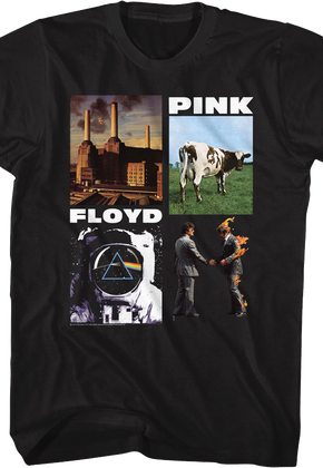Photo Collage Pink Floyd T-Shirt