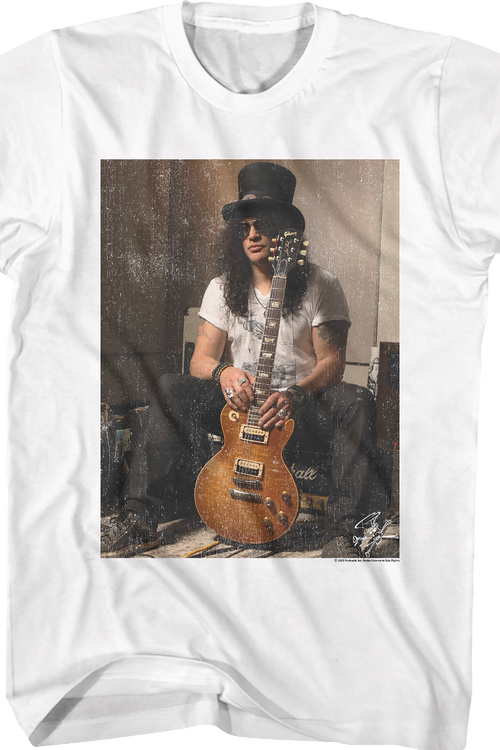 Photo With Guitar Slash T-Shirt