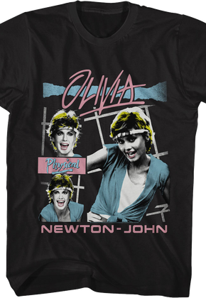 Physical Collage Olivia Newton-John T-Shirt