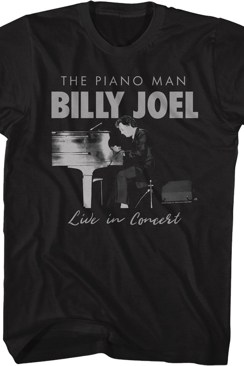 Piano Man Live In Concert Billy Joel T-Shirt