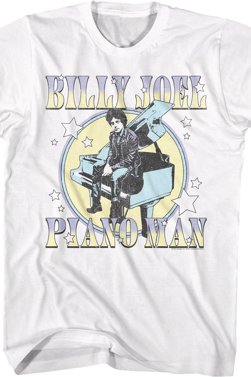 Piano Man Stars Billy Joel T-Shirt