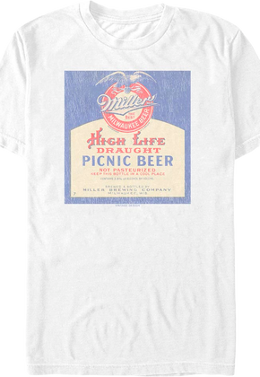 Picnic Beer Miller High Life T-Shirt