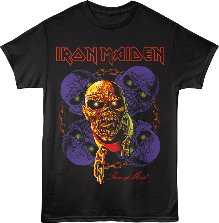 Piece of Mind Eddie Collage Iron Maiden T-Shirt