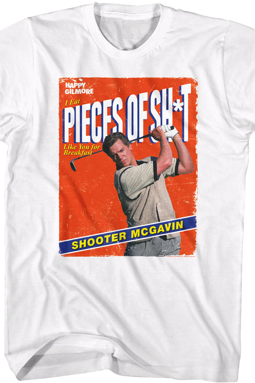 Pieces Of Shit Cereal Box Happy Gilmore T-Shirt