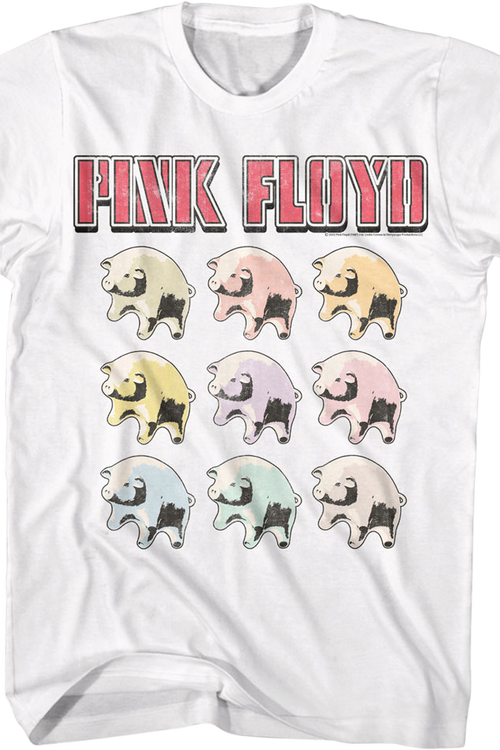 Pig Balloons Collage Pink Floyd T-Shirt