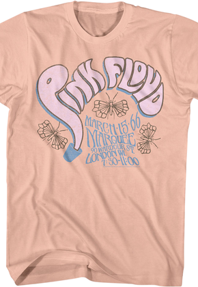 Butterflies Marquee Pink Floyd T-Shirt