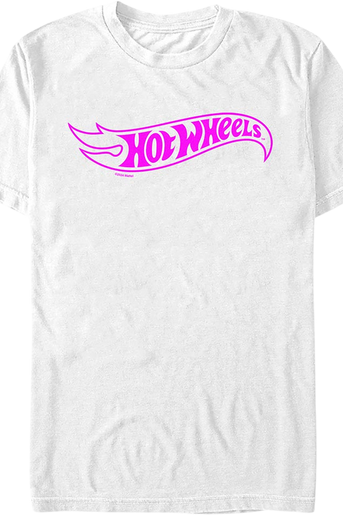 Pink Logo Hot Wheels T-Shirt
