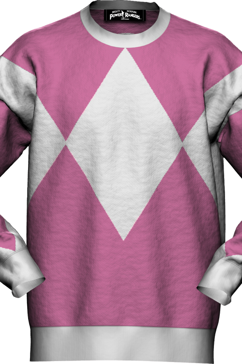 Pink Ranger Mighty Morphin Power Rangers Knitted Sweater