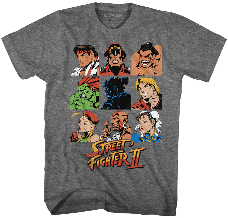 Player Select Street Fighter II T-Shirt