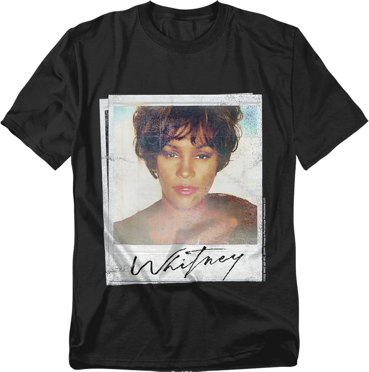 Polaroid Photo Whitney Houston T-Shirt