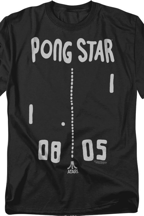 Pong Star Paddles Atari T-Shirt